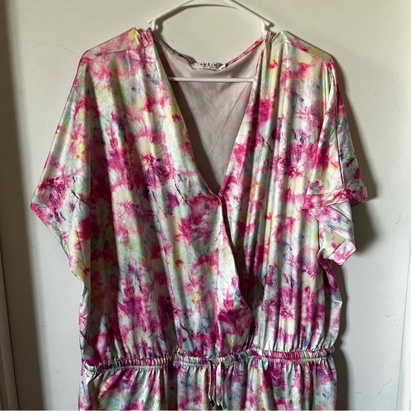 Woman’s Plus Size Tie Dye Shorts Romper 4X - Picture 2 of 6
